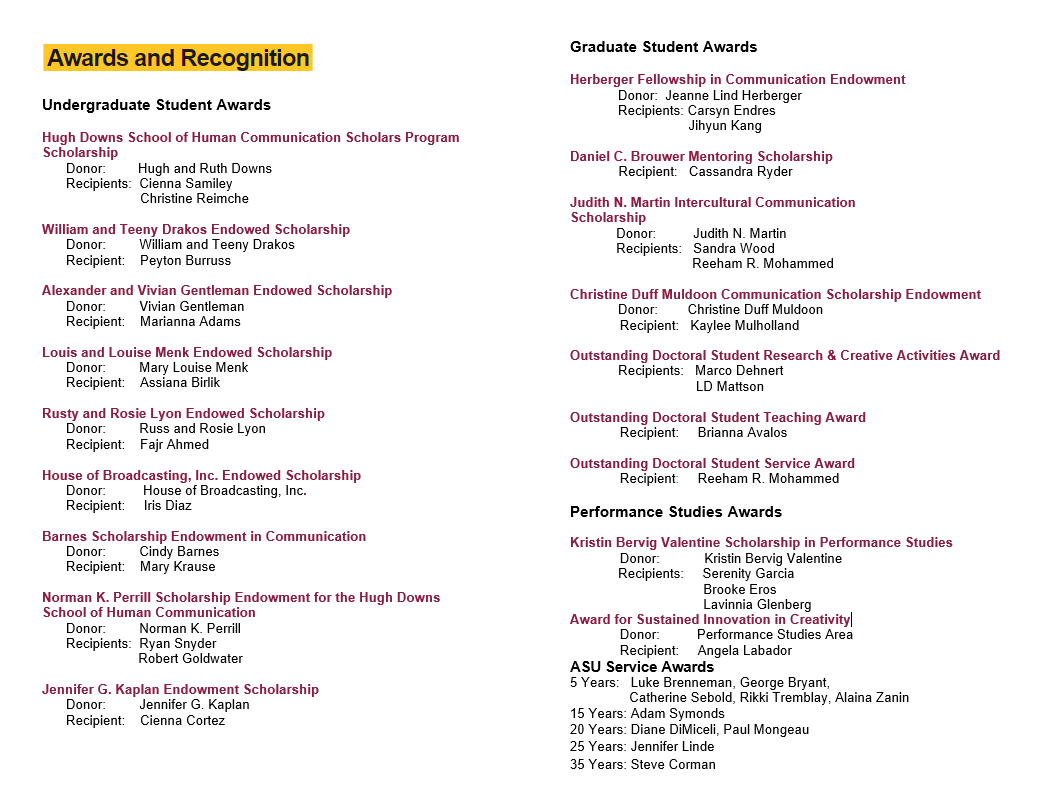 Hugh Downs School Of Human Communication humancommunication.asu.edu